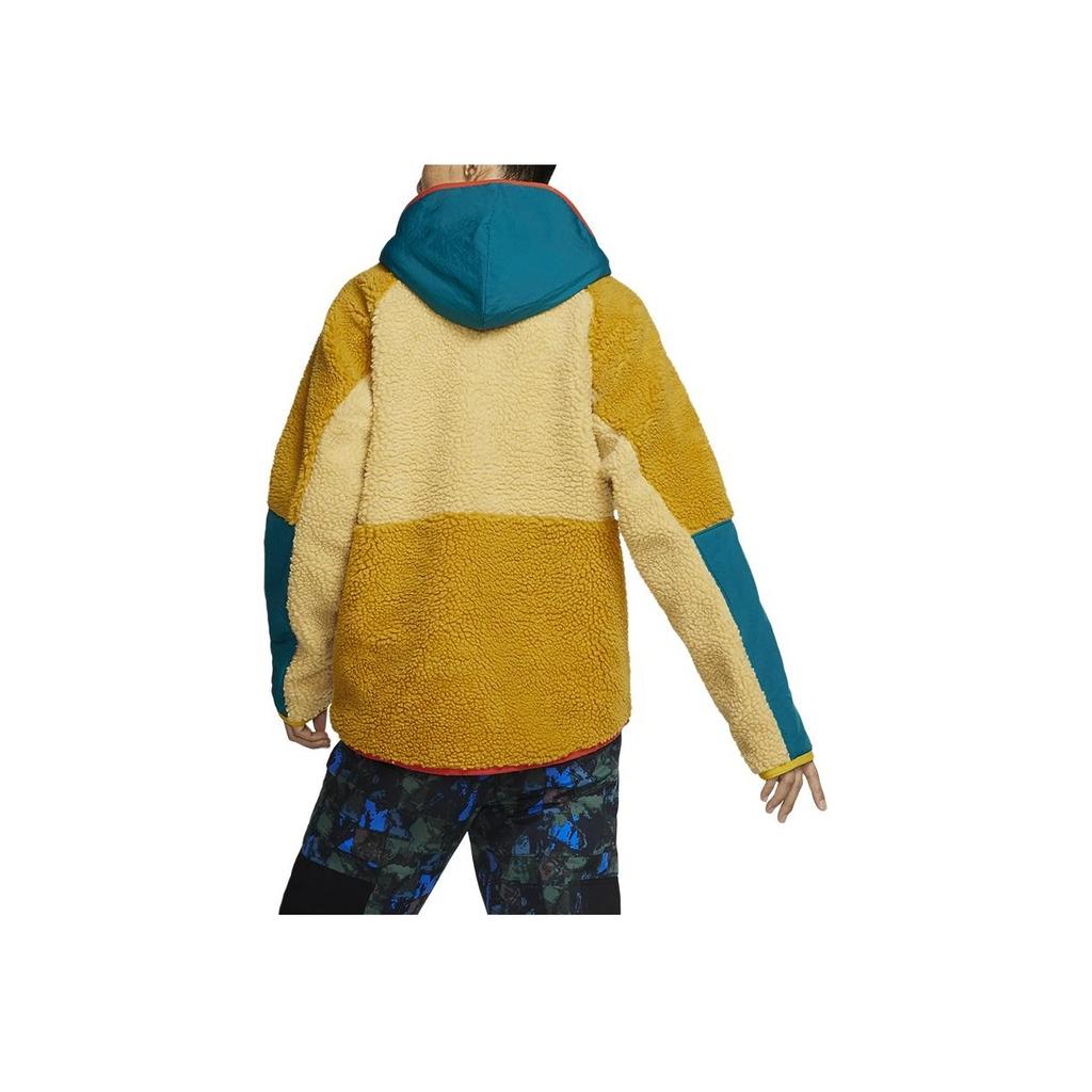 Nike Sportovní mikina s kapucí Sherpa na zip 1/2 s patchworkovým designem Pánská mikina Vícebarevná BV3766-723