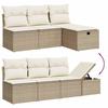 VidaXL Garden Lounge Set with Cushions 8 Pcs, Patio Sofas, Patio Furniture Set, Outdoor Furniture, Beige 3275830