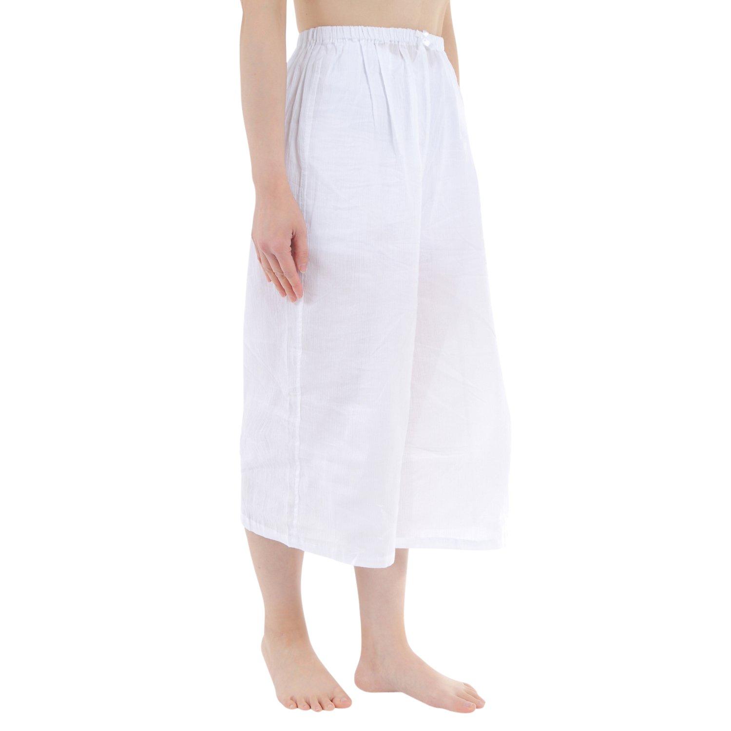 

[Hasegawa] Women s Summer Underpants (Steteko) for Traditional Japanese Clothing, Crepe Fabric, Sweat-Absorbing, Quick-Drying, 100% Cotton, Size L