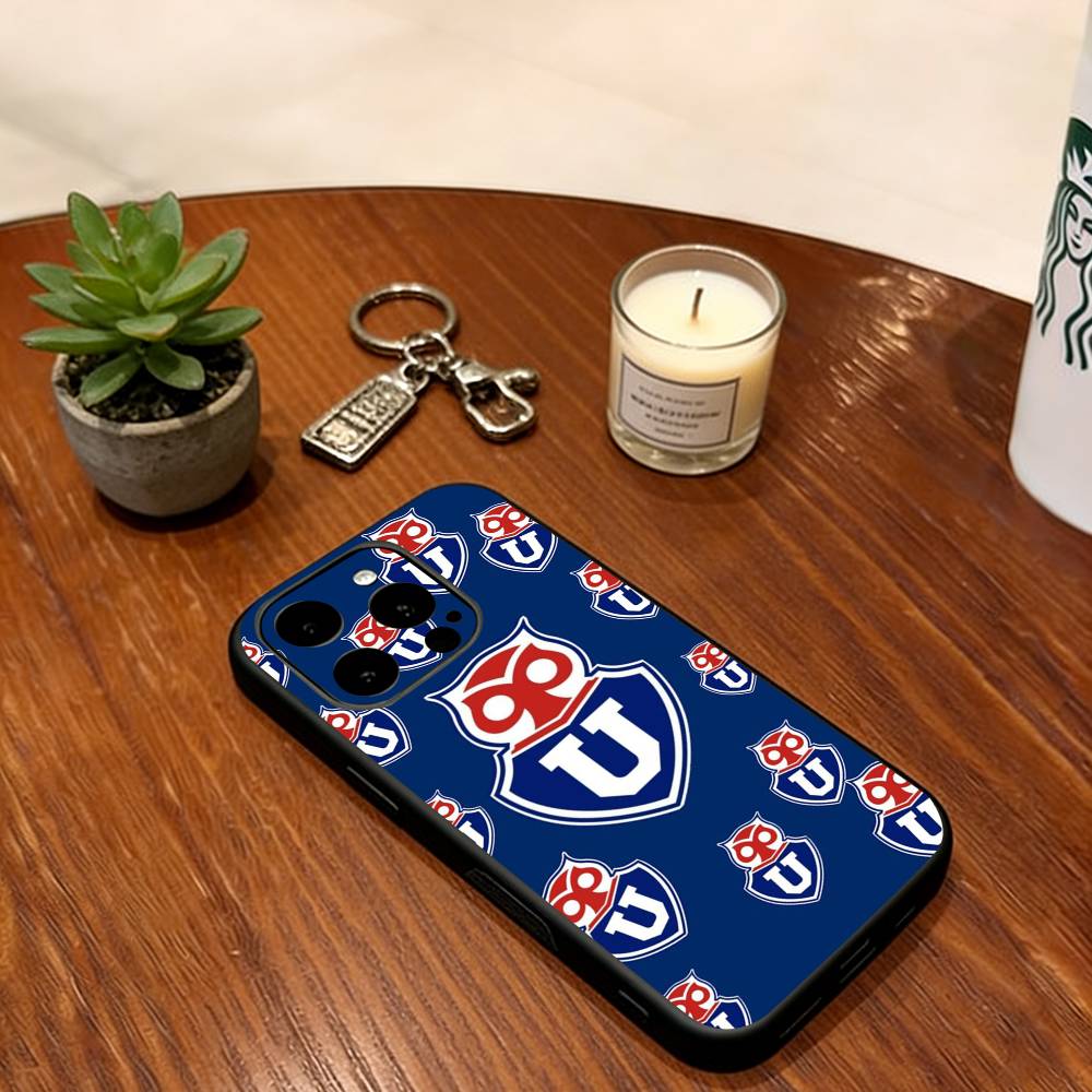 

U de Chile Phone Case For iPhone 17,16,15,14,13,12,11 Plus,Pro Max,XS,Soft Silicone Black Cover iPhone15Plus
