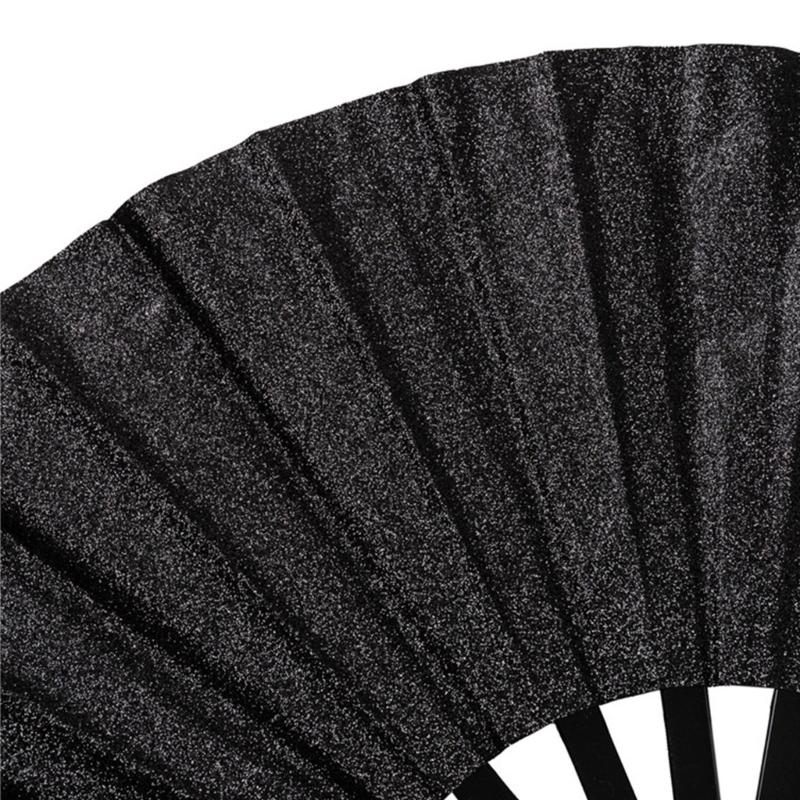 Large Folding Hand Fan Clacks Handheld Fan for Concerts Parties Festivals or Home Decorations