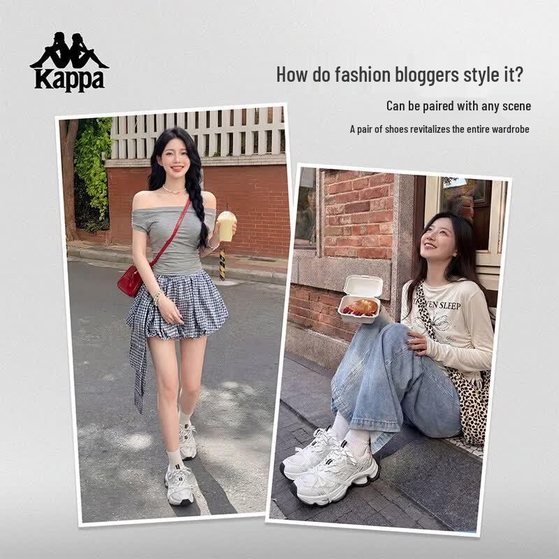 Kappa Women's Chunky Platform Casual Sneakers