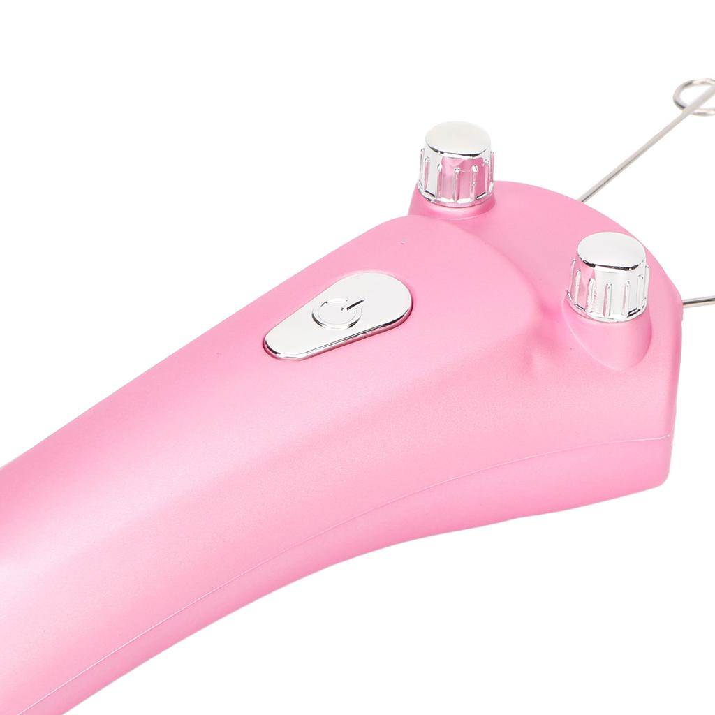 Elektrický epilátor na odstraňování chloupků nití z obličeje LED USB dobíjecí bezdrátový automatický epilátor s bavlněnou nití Růžový