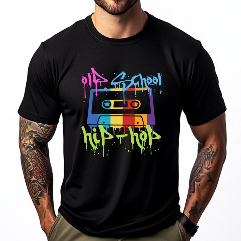 Retro Old School 80s 90s Graffiti Cassette Shirts Graphic Tee Vintage T Shirts Design