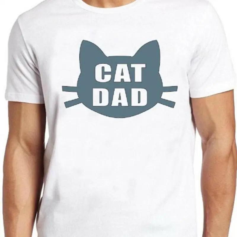 Cat Dad Best Ever Funny Saying Pun Present Slogan Cool Gift Tee T Shirt M122