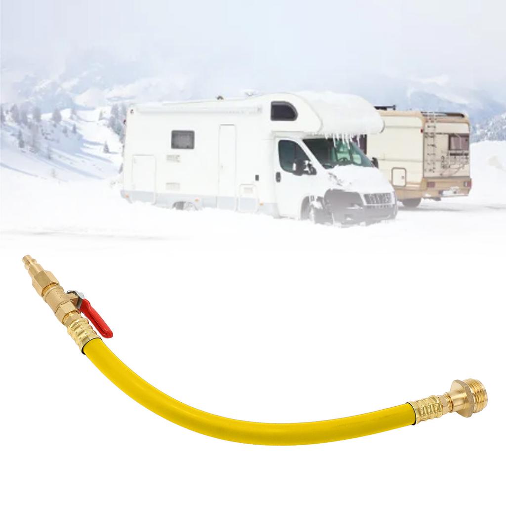 RV Winterizing Kit with Quick Connect Plug and Shut Off Valve Adapter for RV Boat Sprinkler Systems
