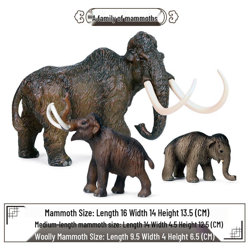 Wildlife Elephant Simulation Toy: African & Asian Elephant Model for Children
