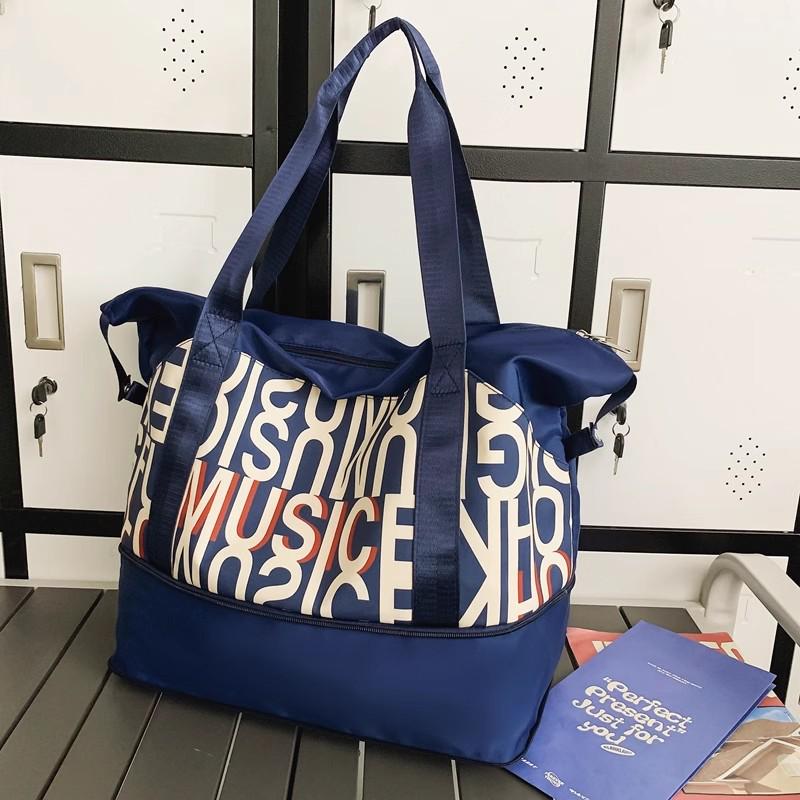 

Women s Oxford Cloth Travel Tote: Large Capacity, Expandable Short Trip Trolley, Airplane Carry-On Bag Large