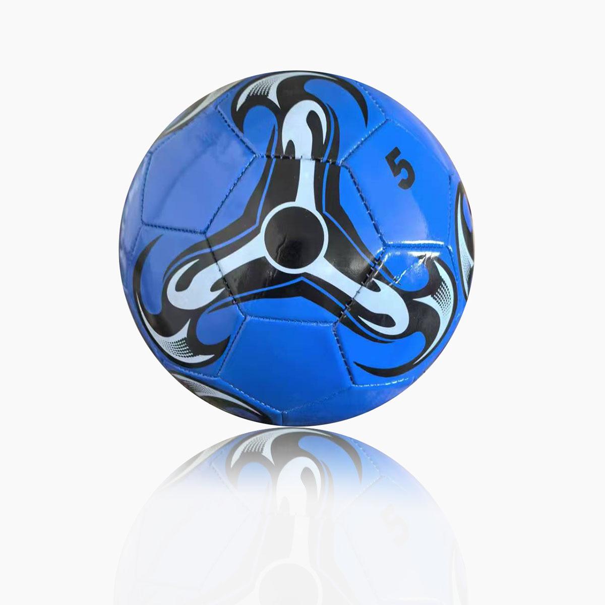 

Пятнистый футбольный мяч из ПВХ, машинной сшивки, подарок, для игры на улице, 11 на 11 Size 5 (11-a-side) синий