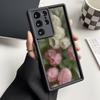 Soft TPU Case For Samsung A55 5G S25 Ultra S24 FE A54 A16 A15 A53 A35 A34 A14 A13 A06 A05 A05s A33 A25 S23 S22 Plus Flower Cover