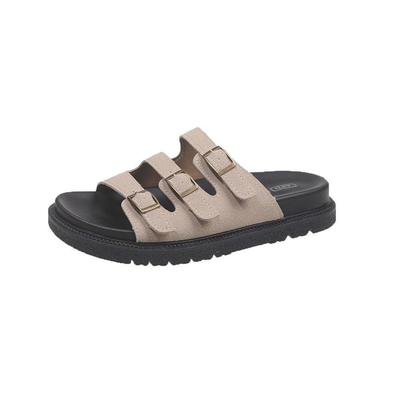 Casual sandals platform muffin sandals versatile new slippers outer shoes women summer Internet celebrity height fashion 2025