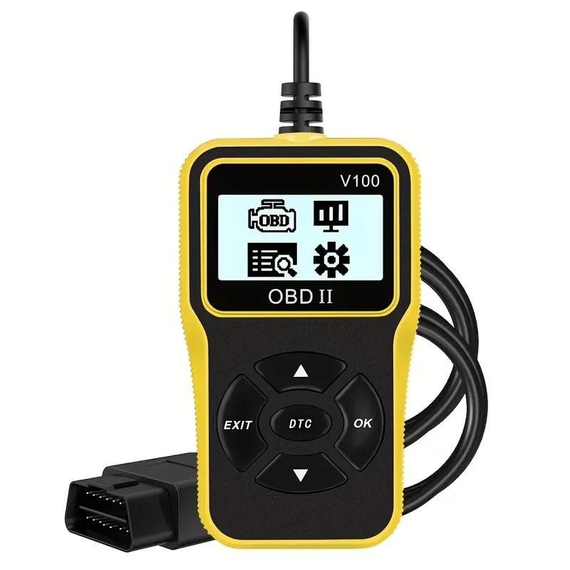 Obd2 Scanner Diagnostic Tool, Check Engine Code Reader, Obd2 Scanner with Reset Function, Input/Management Preparation, Engine Auto Check Light