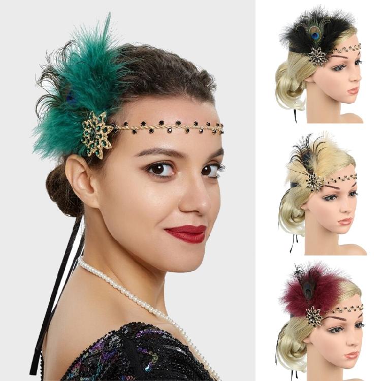 Lady Flapper Accessories Rhinestones Headband Event Party Celebration Headwear