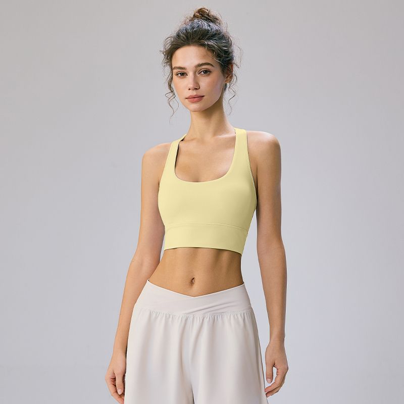 Mitaogirl Kendall Sports Tops Women's Beauty Back Underwear Running Bra I-Shaped Vest Fitness Yoga Wear Summer