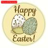 2d Flat 20*20cm, Easter Home Decoration, Easter Happy Egg Wooden Logo, for Home, Kitchen, Garden, Bedroom, Bar Decor.