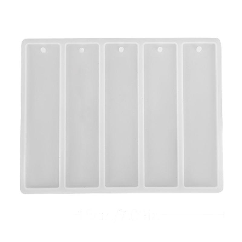 

Силиконовая форма для изготовления закладок и подвесок Прямоугольные/Овальные формы для закладок Форма для аксессуаров из эпоксидной смолы