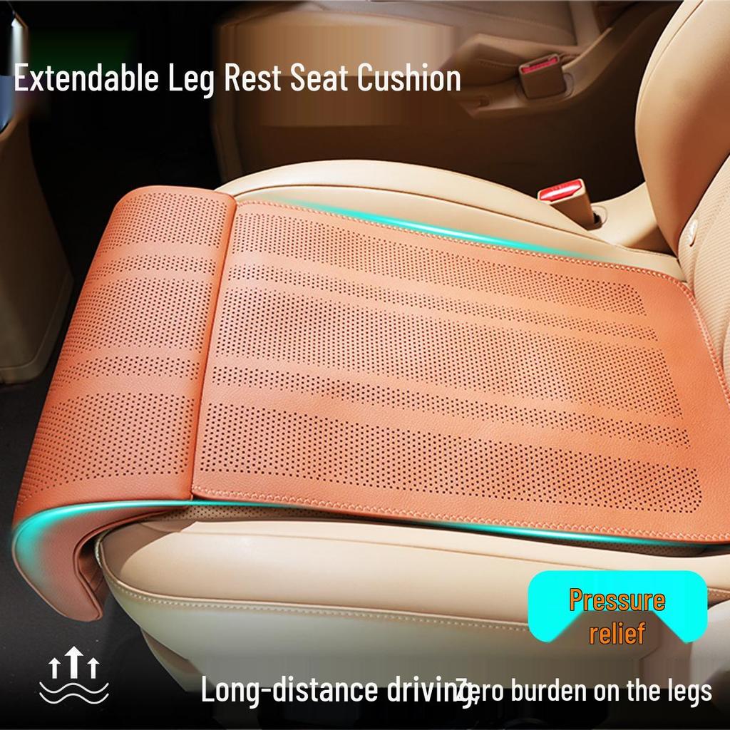 High-Grade Breathable Car Seat Cushion with Extended Leg Support