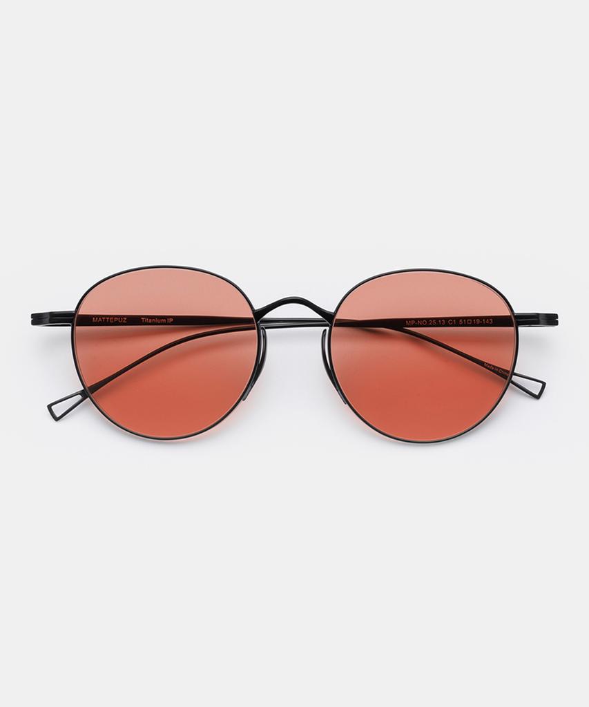 Maeteupeojeu M-13 Titanium Sunglasses Red Black