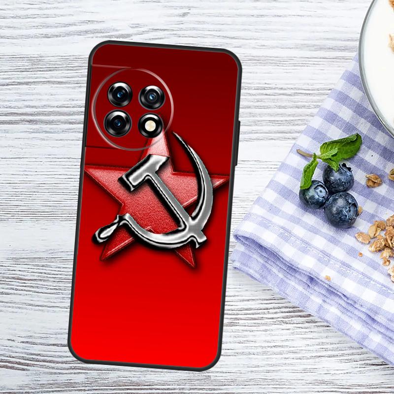 USSR Flag Soviet Union Case For OnePlus Nord 5 CE 2 3 4 Lite N20 N30 OnePlus 15 R 13T 13R 12R 10T 10R 11 12 13 Cover