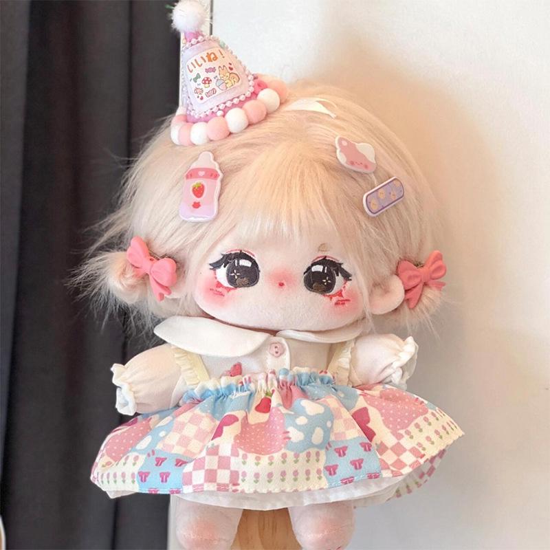 Милый хлопковый набор одежды для кук 20 см с юбкой 20cm Cotton Doll Outfit (Doll not included)