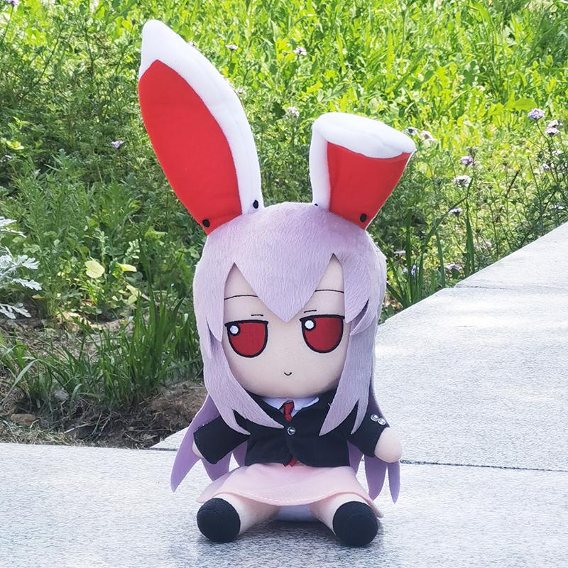 TouHou Project Fumo Reisen Udongein Inaba Plush Toy Stuffed Doll Moonrabbit Cartoon Figure Birthday Present Gift for Kids Fans