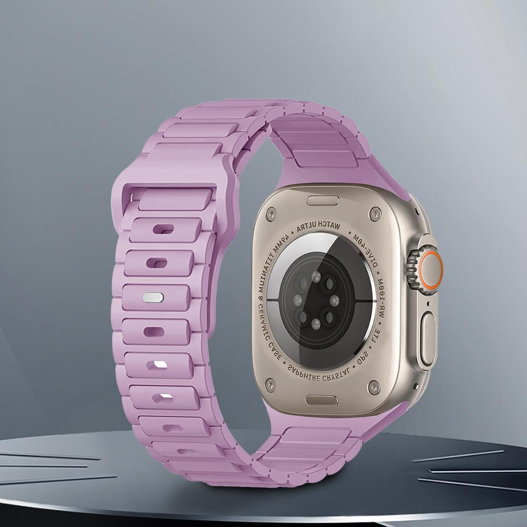 Silicone Strap for Apple Watch Band Ultra 49mm 46mm 45mm 44mm 42mm 41mm 40mm Wristband iwatch Series 10 9 8 7 6 SE 5 4 Bracelet