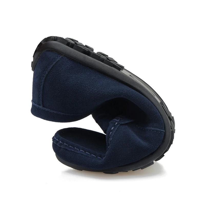 Mocasines de Cuero de Alta Calidad para Hombre Zapatos Casuales Slip on para Hombre Moda Flats Zapatos de Conducción para Hombre Mocasines Diez Colores Talla 38-47