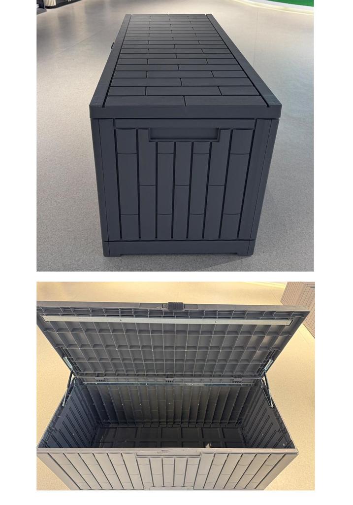 Outdoor Garden Plastic Storage Box - Waterproof & Wear-Resistant Cabinet Organizer