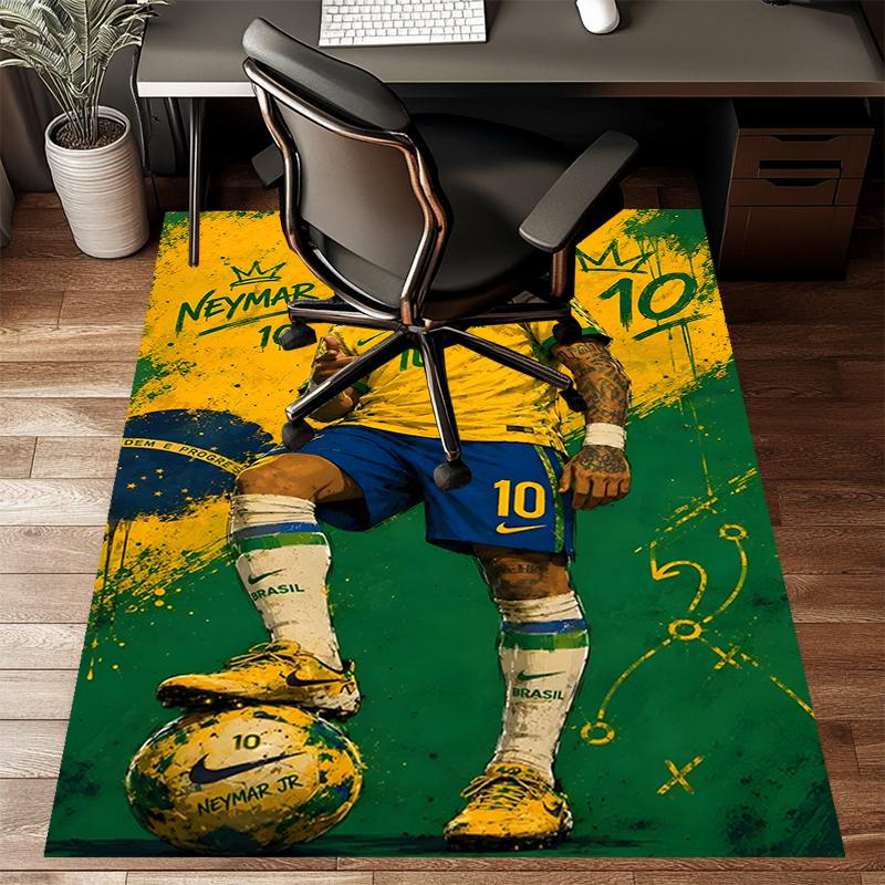 1pc Neymar18 Design Printed Area Rug Carpet for Bedroom Living Room Home Decor Rugs Mat Non Slip Mat Rug for Bedside