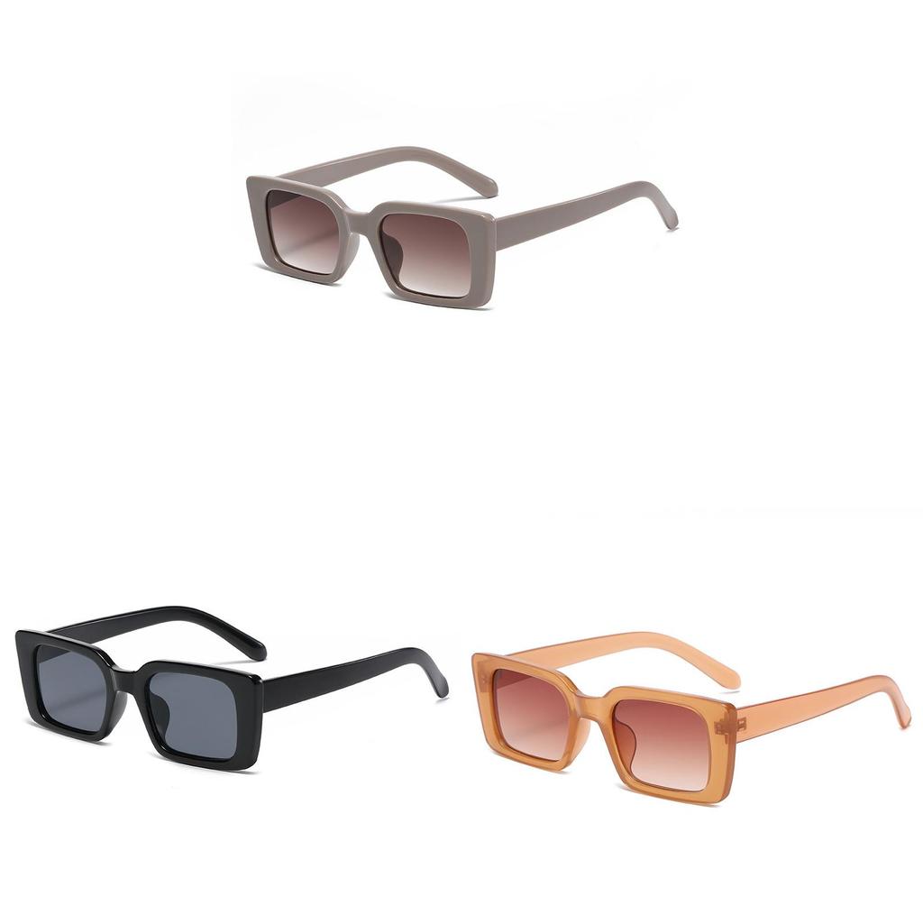Occhiali da Sole Quadrati con Protezione Solare UV400 per Viaggi all'Aperto alla Moda