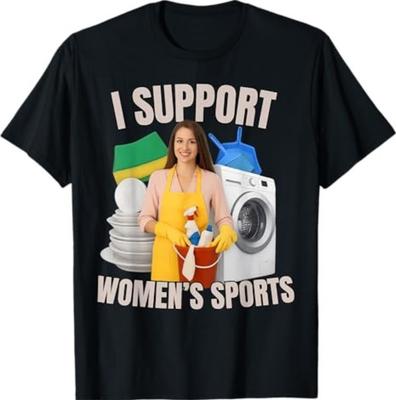 Supporto allo Sport Femminile T-shirt Bootleg con Umorismo per Adulti Non Indossabile