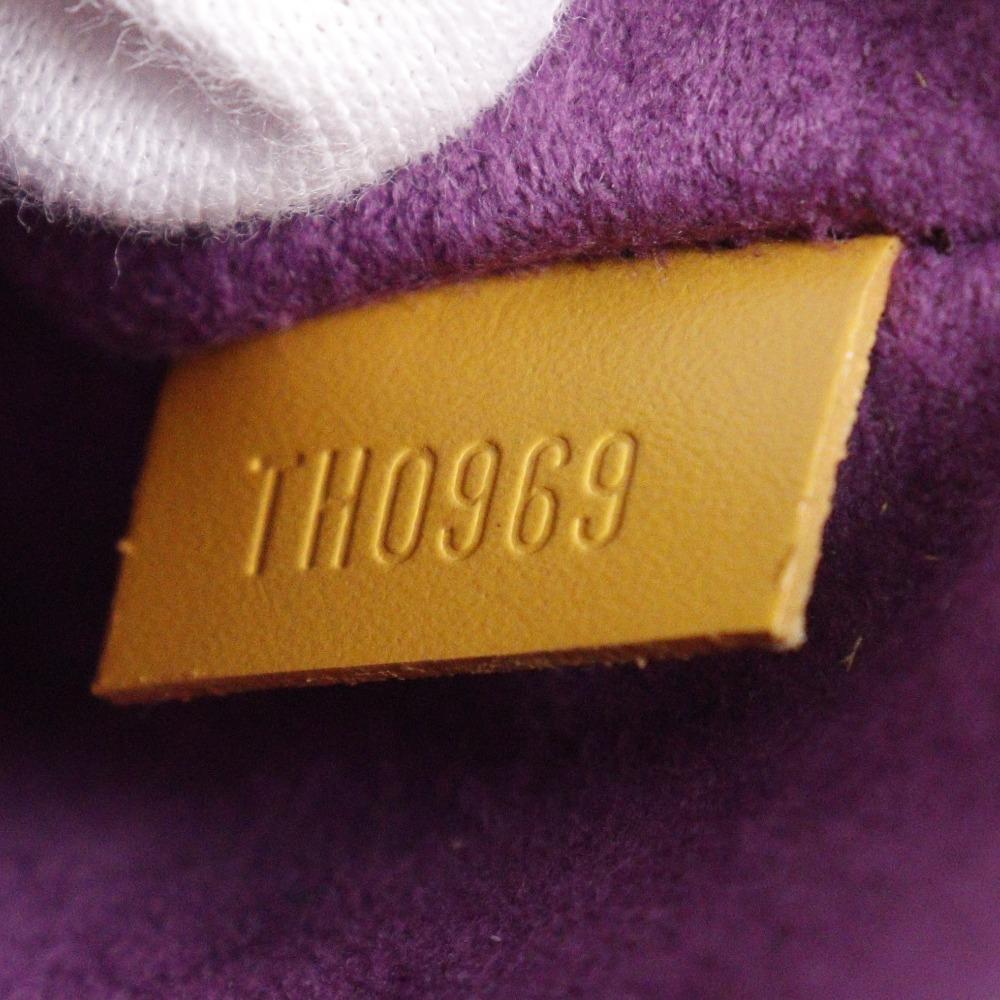 Louis Vuitton Jasmin Handbag M52089 Tassiri Yellow Yellow Epi Leather Women Used