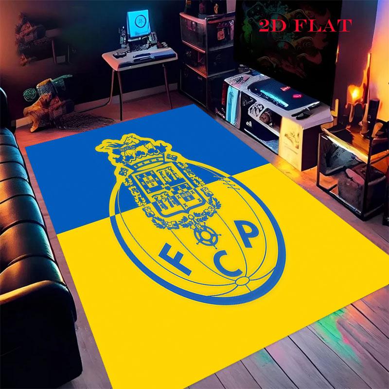Porto Club Carpet Rug for Living Room Bedroom Home Sofa Decoration,Kids Play Nonslip Floor Mat