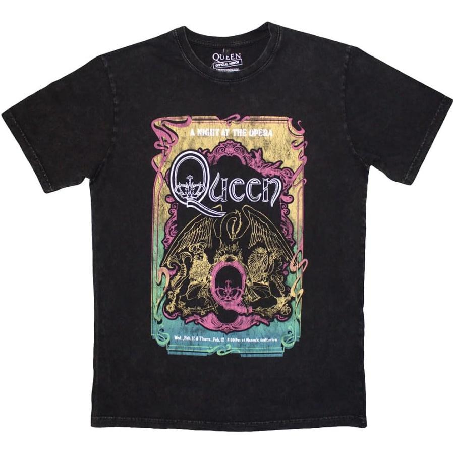 Queen A Night at The Opera Tour 76 Limited Edition 999 Only Premium Wash T Shirt(1) XXXXXL чёрный
