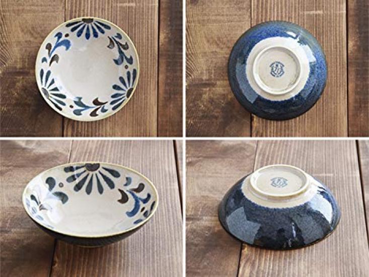 Tableware East Simmered Food Ryukyu Leaf Japanese Medium Cafe Tableware Bowl, 14cm, Design, Tableware, Bowl, Plate,