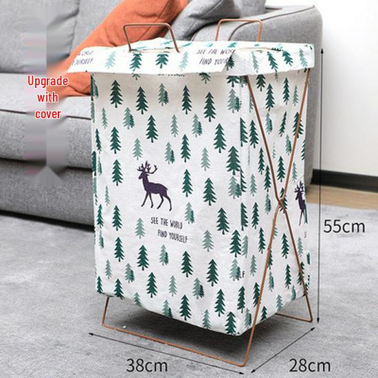 Large Waterproof Japanese-Style Foldable Fabric Laundry Hamper