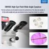 AOSVI Trinocular Stereo Zoom Microscope with Screen