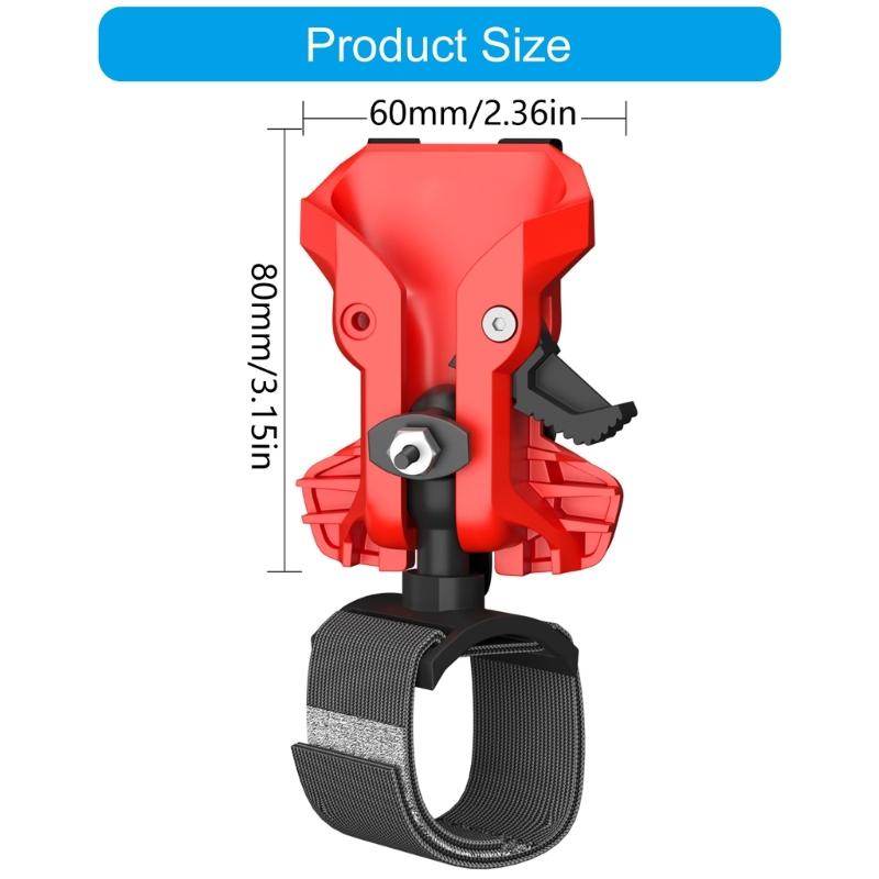 Practical Tool Belt Clip Double Lock Automatic Lock Mechanism for Power Drills Ensuring Secure Attachments During Use