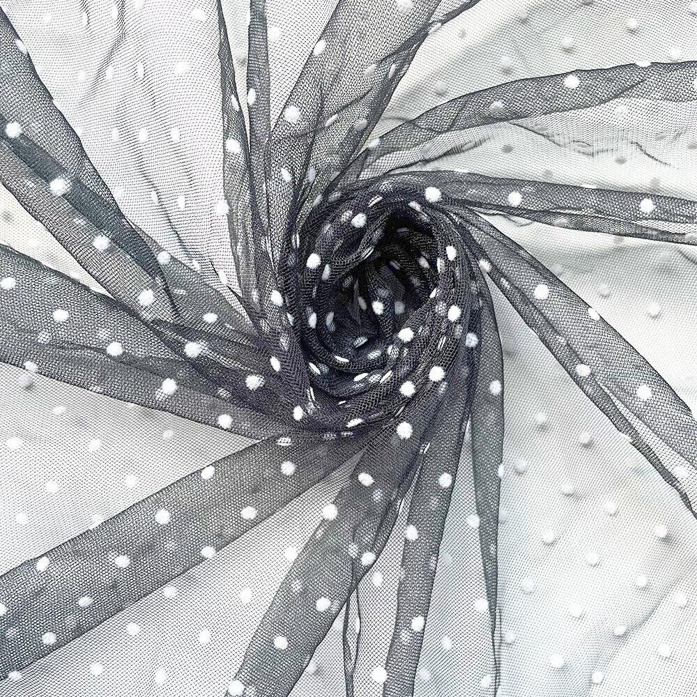 Pop 1 Yard Light Gauze Fog Nylon Mesh Fabric Soft Delicate Pure Color Lace Yarn For DIY Veil Wedding Decor Dress Fairy Tulle