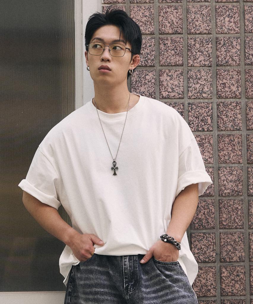 Beokeuldaun Extra - Oversized Heavy Weighted Boxy T-Shirt (White)