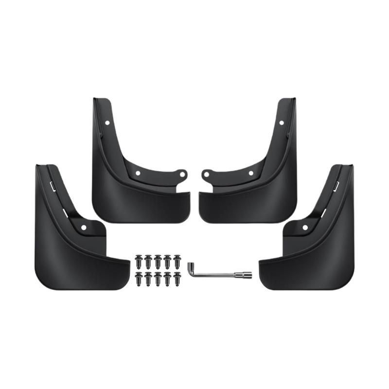 

Mud Flaps Strong Plastic Splash Guards Easy Installation Body Protection Strong Strength Guard Guards set for Vehicle 1