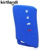 Silicone Key Case Car Key Cover Shell for Lexus ES NX GS RX UX250 UX260 ES350 2019 2020 3/4 Button Remote Key Holder Keychain