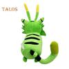 Peluche Gatto Pelo Alieno Gatto Peluche Ripieno Bambola Giocattolo Gatto Verde Gioco Cosplay Figura per Amici Bambini Fan Regalo