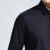 Men's 100% Cotton Long-Sleeve Business Casual Polo Shirt