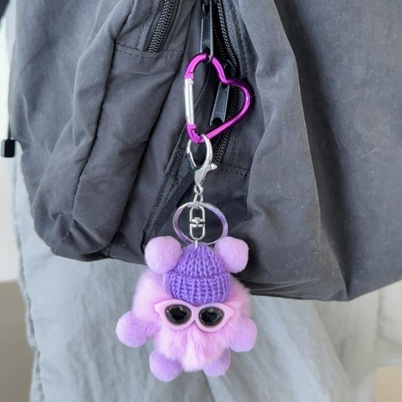 High-quality heart carabiner keychain bag hook alloy 6 colors Silver