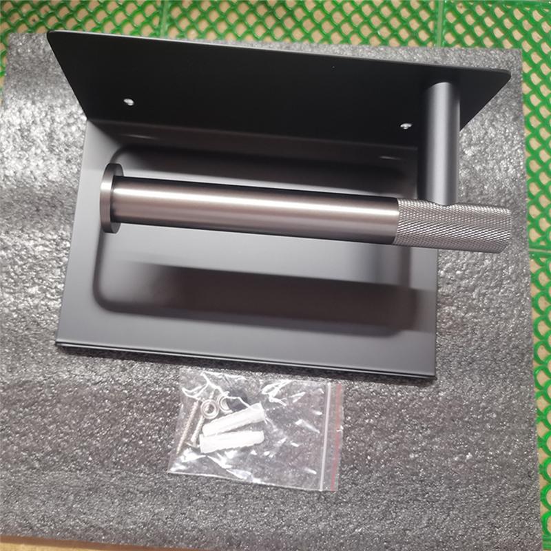 

A25F-Wall-Mounted Paper Rack Bathroom Paper Rack Household Use Paper Rack Toilet Use Paper Rack срібні білого кольору