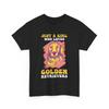 Dog Lovers Pet Owner Just A Girl Who Loves Golden Retrievers T Shirt
