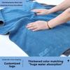 60*160 Super Absorbent Microfiber Car Cleaning Cloth/thickened Design/interior Glass and Dashboard No Stripe Wiping Cloth