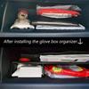 For RAV4 2024 2023 2022 2021 2020 2019 Glove Box Organizer Compatible Insert Glove Compartment Dividers Car Interior Accessories