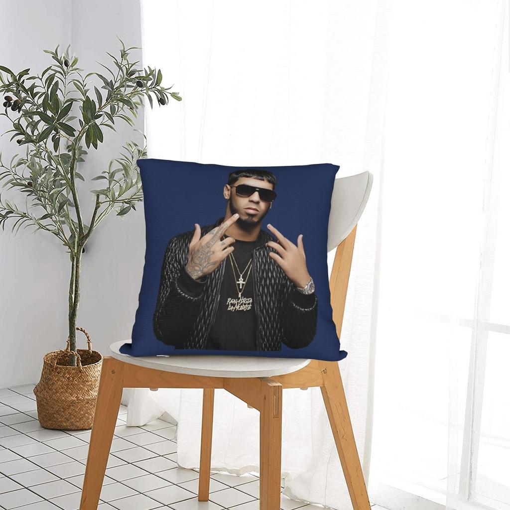 Pillow Cover Anuel AA   Vintage Pillow Case For Living Room Chair Pillowcases